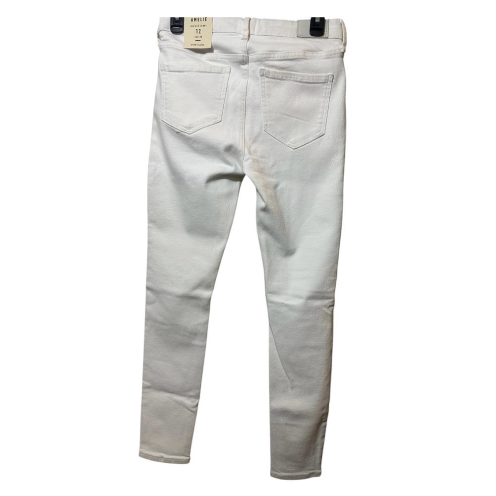 River Island White Skinny Jumpsuit with High-Waist Design - Picture 2 of 7